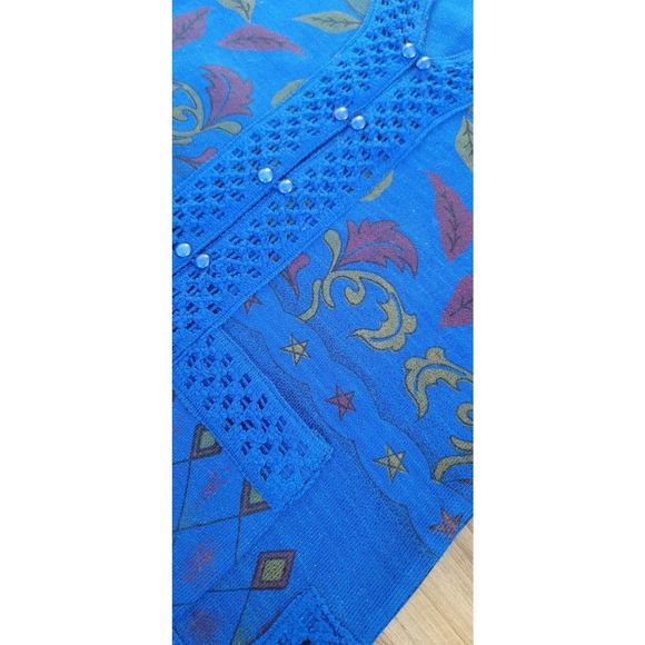 Vtg MOST Daffodil Cardigan Knit Sweater - Picture 4 of 5